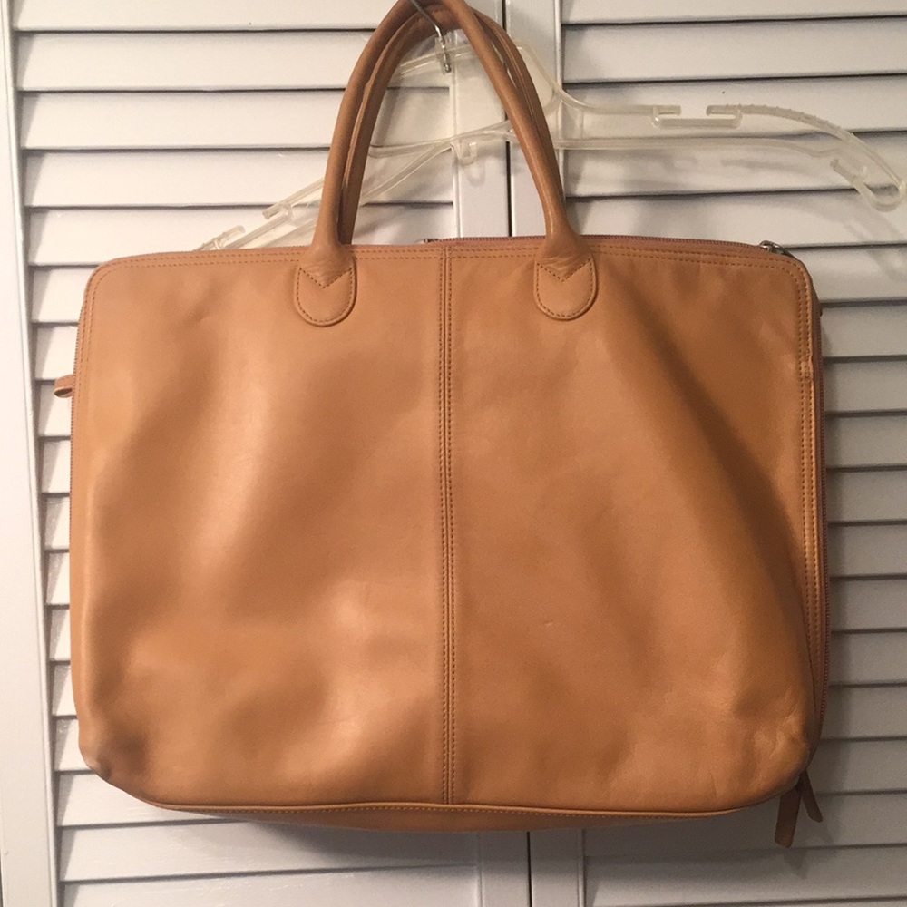 Levenger leather briefcase/computer bag
